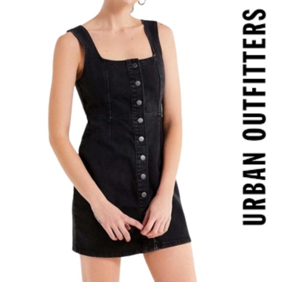 Urban Outfitters Dresses & Skirts - Urban Outfitters Black Denim Mini Dress